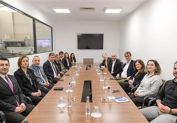 Başkan Dr. Cemil Tugay'a Floransa heyetinden ziyaret