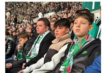 Başkan Erkan Aydın Bursaspor Coşkusunu Çocuklarla Yaşadı