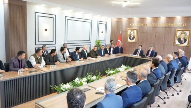 Gölbaşı’nda Koordinasyon Toplantısı gerçekleştirildi: Toplantıya Milletvekili Alkayış da katıldı