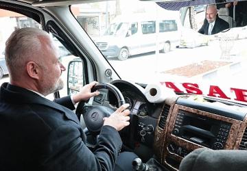 Başkan Pehlivan önce müjdeyi verdi, sonra direksiyona geçti