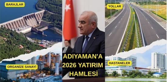 Milletvekili Özhan Adıyaman için 2026 yılı yatırım planlarını açıklandı