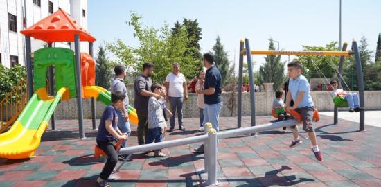 Kahta Özel Eğitim Uygulama Okulu’na oyun parkı kuruldu - Videolu Haber