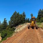 Akseki'de yayla yollarında bakım ve onarım çalışması
