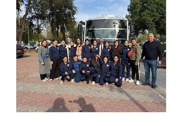 Başkan Topaloğlu'ndan voleybolculara moral desteği