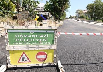 Osmangazi Belediyesi 900 Ton Asfalt Döktü