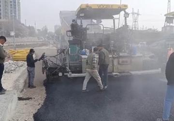 Adıyaman Eğriçay Köprüsü’nde sona doğru: Asfalt serimine başlandı