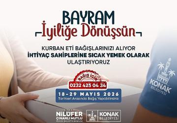 Konak'ta dayanışma geleneği bu bayram da devam ediyor