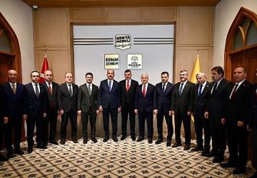 İçişleri Bakanı Çiftçi Başkan Altay'ı Ziyaret Etti