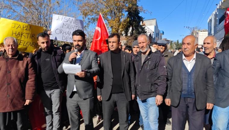 Kahta Cumhuriyet Mahallesi’nde 50 yıllık tapu sorunu için eylem: ‘Bu açık bir fırsatçılıktır’ - Videolu Haber