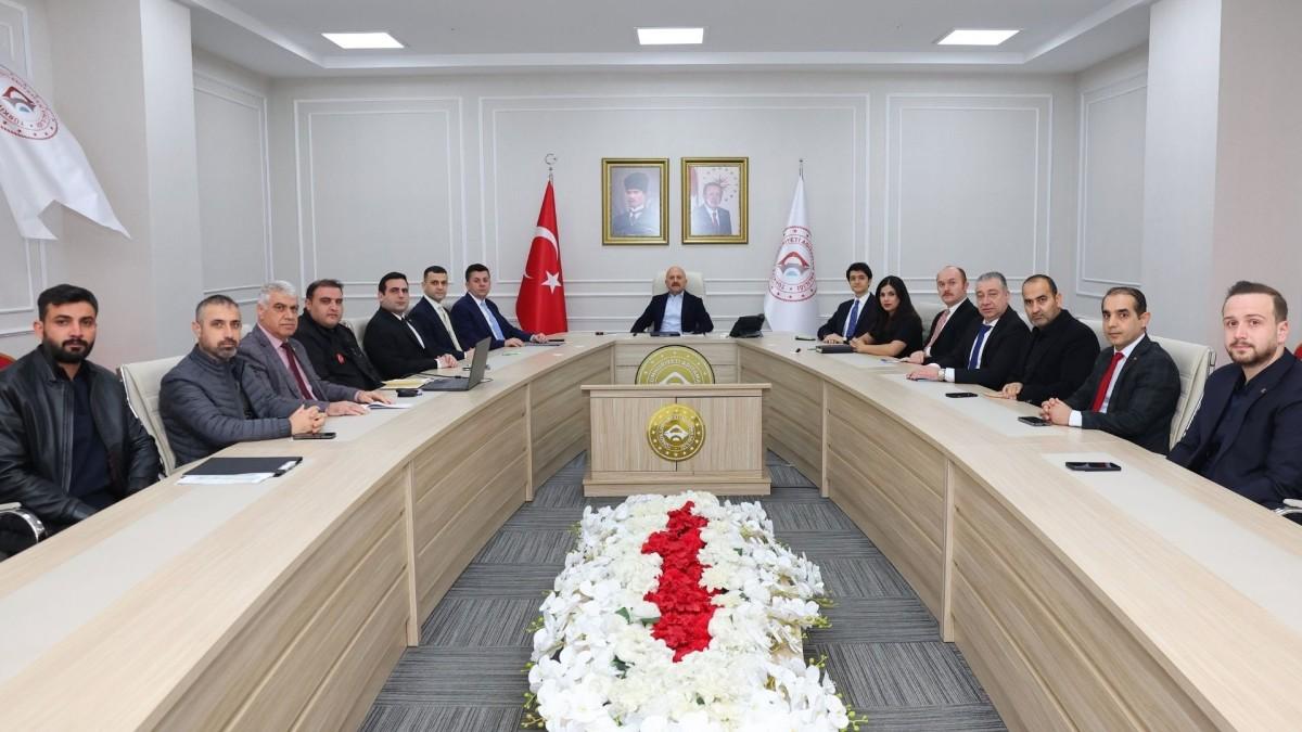 Adıyaman’da haftalık koordinasyon toplantısı yapıldı