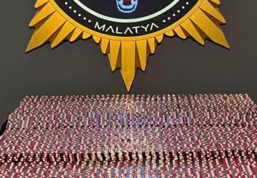 Malatya’da 28 bin 630 sentetik hap ele geçirildi