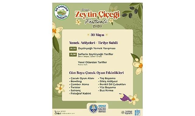 2.Zeytin Çiçeği Festivali Başlıyor