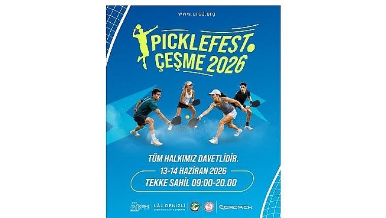 Çeşme'de Pickleball heyecanı: Uluslararası turnuva ve festival peş peşe
