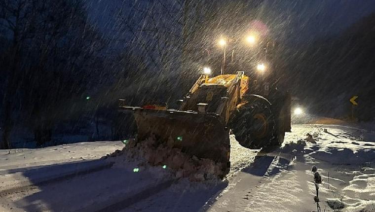 Nilüfer'de kar mesaisi