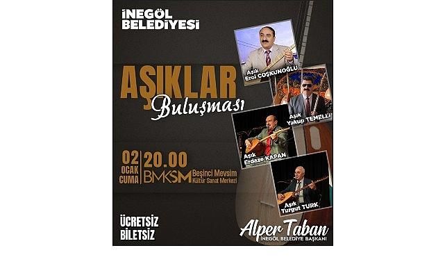 İnegöl Belediyesi'nden Aşıklar Buluşması'na Davet
