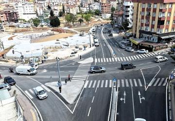 Çayırova'daki kavşakta Büyükşehir imzası