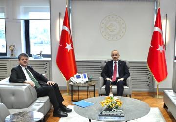 Başkan Tutdere Bakan Uraloğlu ile görüştü