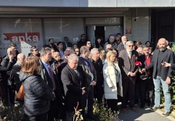 Gazeteci Meslek Örgütleri'nden ANKA Haber Ajansı’na destek