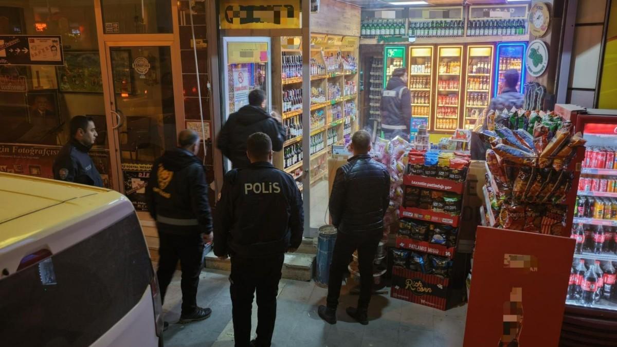 Malatya’da yılbaşı öncesi kaçak ve sahte alkole sıkı denetim