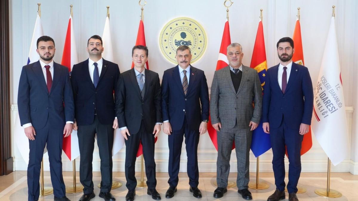 Birlik Vakfı’ndan Bakan Çiftçi’ye hayırlı olsun ziyareti