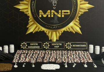 Malatya’da uyuşturucu operasyonu: 10 şüpheli yakalandı, 8’i tutuklandı