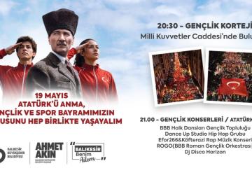 Balıkesirli Gençler Gençlik Kortejinde Bir Araya Geliyor
