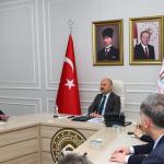 ADIYAMAN (PERRE) - Şeriban ÖZÇAKMAK - Cumhurbaşkanı Recep Tayyip Erdoğan'ın 15 Kasım'daki Adıyaman programı öncesi, Güvenlik ve Koordinasyon Toplantısı yapıldı.