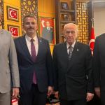 ANKARA (PHA) - Şeriban ÖZÇAKMAK - Milliyetçi Hareket Partisi (MHP) Adıyaman İl Başkanı Ali Önat ve Merkez İlçe Başkanı Selçuk Aslancan, beraberindeki heyetle birlikte Ankara’da bir dizi ziyaret gerçekleştirdi.