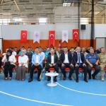 ADIYAMAN (PHA) - Adıyaman Valiliği himayelerinde, hayırsever iş insanı Harun Yurt ve değerli dostlarının katkılarıyla depremden etkilenen engelli vatandaşların yaşam standartlarını artırmaya yönelik 41 adet akülü tekerle...
