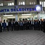 ADIYAMAN (PERRE) - Şeriban ÖZÇAKMAK - Çalışma ve Sosyal Güvenlik Bakan Yardımcısı Ahmet Aydın, Kahta Belediye Başkanı Mehmet Can Hallaç'ı ziyaret ederek belediye çalışmaları ve projeler hakkında değerlendirmelerde bulund...