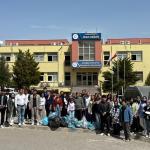 ADIYAMAN (PERRE) - Şeriban ÖZÇAKMAK - Adıyaman Üniversitesi Kahta Meslek Yüksekokulu'nda düzenlenen etkinlikte öğrenciler ve personel kampüs genelinde temizlik yaparak çevre bilincine dikkat çekti.
