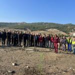 ADIYAMAN (PERRE) - (İlker ŞAHİN) - Atatürkçü Düşünce Derneği (ADD) Gölbaşı Şubesi, 2025 yılında Türkiye'nin farklı bölgelerinde meydana gelen orman yangınlarında yok olan alanlara dikkat çekmek amacıyla Maltepe Köyü yakı...