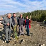 ADIYAMAN (PERRE) - (İlker ŞAHİN) - Atatürkçü Düşünce Derneği (ADD) Gölbaşı Şubesi, 2025 yılında Türkiye'nin farklı bölgelerinde meydana gelen orman yangınlarında yok olan alanlara dikkat çekmek amacıyla Maltepe Köyü yakı...