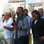 ADIYAMAN (PERRE) - Şeriban ÖZÇAKMAK - Adıyaman'da tütün alımının durdurulmasına tepki gösteren üreticiler, Meydan Camii önünde toplanarak hükümete, muhtarlara, Ziraat Odası'na ve tütün firmalarına seslendi.