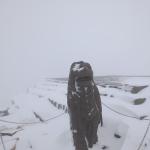 ADIYAMAN (PERRE) - Şeriban ÖZÇAKMAK - Adıyaman'ın Kahta ilçesindeki UNESCO Dünya Mirası Listesi'ndeki Nemrut Dağı, mevsimin ilk karıyla beyaza büründü.