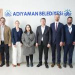 ADIYAMAN (PERRE) - Şeriban ÖZÇAKMAK - Adıyaman Belediye Başkanı Abdurrahman Tutdere, Sanayi ve Teknoloji İl Müdürü Aydın Çavana ile Alman Uluslararası İş Birliği Kurumu (GIZ) heyetini ağırladı.