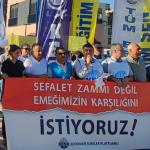 ADIYAMAN (PHA) - Murat KAYIŞ - KESK Adıyaman Şubeler Platformu, kamu görevlileri toplu sözleşme sürecinde hükümetin sunduğu teklifin yetersiz olduğunu belirterek 18 Ağustos’ta 1 günlük iş bırakma eylemi yapacaklarını açı...