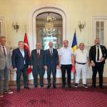 ADIYAMAN (PHA) - Şeriban ÖZÇAKMAK - Romanya-Türkiye Ticaret ve Sanayi Odası heyeti, Türkiye’nin Bükreş Büyükelçisi Özgür Kıvanç Altan’ı ziyaret ederek, hem odanın 30.