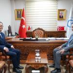 ADIYAMAN (PERRE) - Şeriban ÖZÇAKMAK - Çin Halk Cumhuriyeti Ankara Büyükelçisi Jiang Xuebin, Müsteşar Zhou Meifen ve beraberindeki heyet, Adıyaman Üniversitesi Rektörü Prof.
