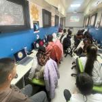 ADIYAMAN (PERRE) - Şevket BOZKURT - Türkiye'nin eğitim alanındaki en yaygın sivil toplum kuruluşu Türkiye Eğitim Gönüllüleri Vakfı (TEGV) 'Tırsan 3 Bilişim Ateşböceği' etkinliklerine Adıyaman'ın Kahta ilçesinde devam edi...