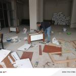 ADIYAMAN (PERRE) - (Fahrettin ÇELİK) - Samsat Safvan Bin Muattal Anadolu İmam Hatip Lisesi'nde görevli temizlik personeli Seyfettin Çelik, okulda kullanılmayan ve atıl durumdaki malzemeleri geri dönüştürerek okula esteti...