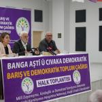 ADIYAMAN (PERRE) - Şeriban ÖZÇAKMAK - Bir dizi programa katılmak üzere Adıyaman'a gelen DEM Parti Antalya Milletvekili Saruhan Oluç, "Barış ve Demokratik Toplum" başlıklı Halk Toplantısı'nda önemli açıklamalarda bulundu.