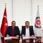 ADIYAMAN (PERRE) - Şeriban ÖZÇAKMAK - Adıyaman Ticaret ve Sanayi Odası (ATSO) ile Habitat Derneği arasında dijital dönüşüm, girişimcilik ve sürdürülebilirlik alanlarında ortak çalışmalar yürütülmesine yönelik iş birliği...