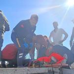 ADIYAMAN (PERRE) - Şeriban ÖZÇAKMAK - Adıyaman'ın Besni ilçesinde bir inşaatta beton pompasının bomu kırıldı.