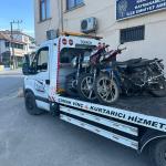 SAKARYA (PHA) - Hasan GÜLER – Sakarya'nın Karapürçek ilçesinde, İlçe Emniyet Müdürlüğünce düzenlenen "Huzur Güven" uygulamaları kapsamında, 3 ayda 197 motosiklet denetlendi, 45'ine 453 bin TL ceza kesildi, 8'i trafikten...