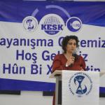 ADIYAMAN (PERRE) - (Şeriban ÖZÇAKMAK) - Sağlık ve Sosyal Hizmet Emekçileri Sendikası (SES) Adıyaman Şubesi Eş Başkanı Rengin Hüsniye Kılınç, 8 Mart Dünya Emekçi Kadınlar Günü dolayısıyla yaptığı açıklamada kadınların yok...