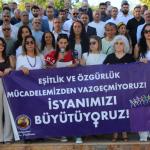 ADIYAMAN (PERRE) - (Şeriban ÖZÇAKMAK) - Adıyaman Kadın Platformu tarafından Mimar Sinan Parkı'nda düzenlenen basın açıklamasında, Kürt kadınlarına yönelik ayrımcı ve cinsiyetçi söylemler ile kadınların kazanılmış hakları...