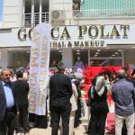 ADIYAMAN (PERRE) - Şeriban ÖZÇAKMAK-Berfin GÜRBÜZ - Adıyaman'da hizmete giren Gonca Polat Makeup & Bridal mağazası düzenlenen törenle açıldı.