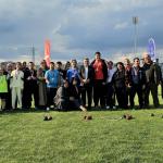 ADIYAMAN (PERRE) - Sibel TURAN-23 Nisan Ulusal Egemenlik ve Çocuk Bayramı münasebetiyle düzenlenen Özel Sporcular Bocce İl Birinciliği müsabakaları, Adıyaman Sümerevler Atletizm Pisti bocce oyun alanında gerçekleştirildi...