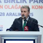 ADIYAMAN (PERRE) - (Sibel TURAN-Şeriban ÖZÇAKMAK) - Büyük Birlik Partisi Genel Başkanı Mustafa Destici, partisinin Adıyaman Olağan İl Kongresi'nde yaptığı konuşmada, şarkıcı Gülben Ergen'in Adıyaman'da katıldığı bir anao...